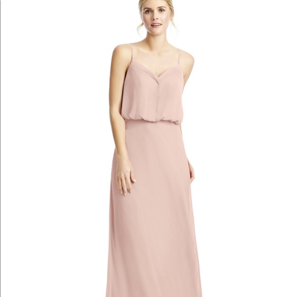 Dusty rose bridesmaids dress